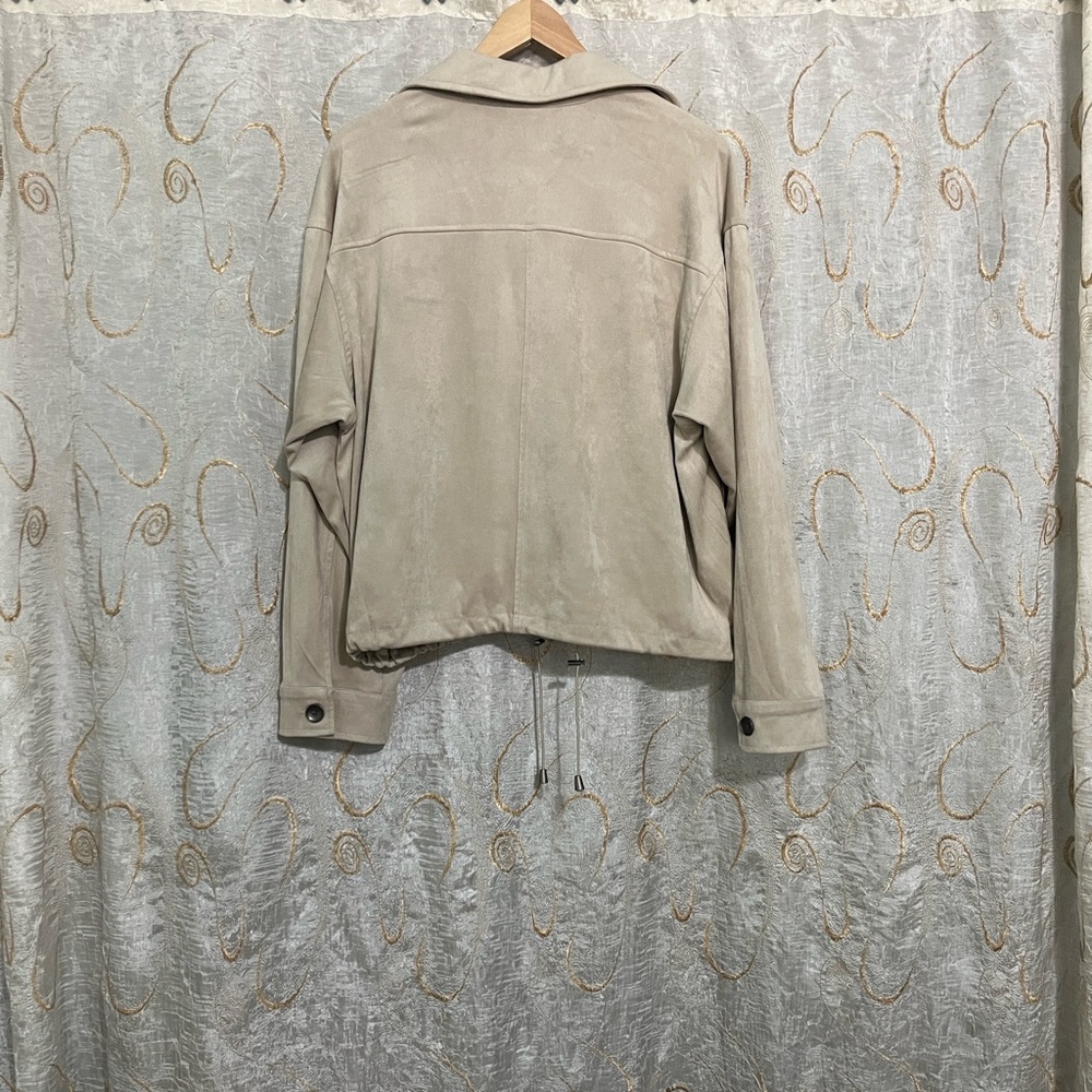 Max Studio Beige Button-Up Jacket - image 5